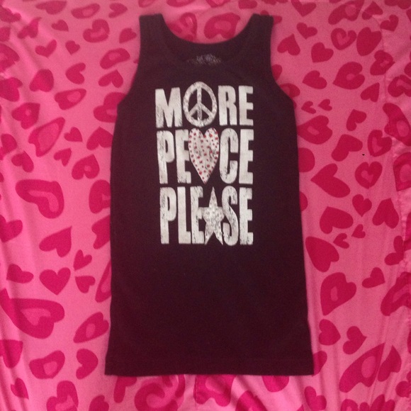 More peace please tank top