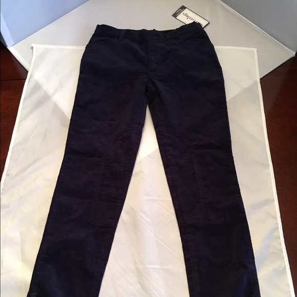 NEW Heartstrings girls navy corduroy pants Size 10 - Picture 1 of 3