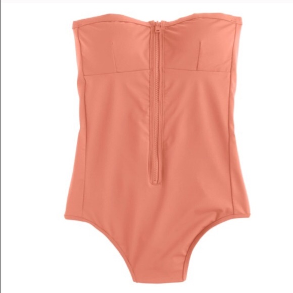 Jcrew Matte Salmon Swimsuit