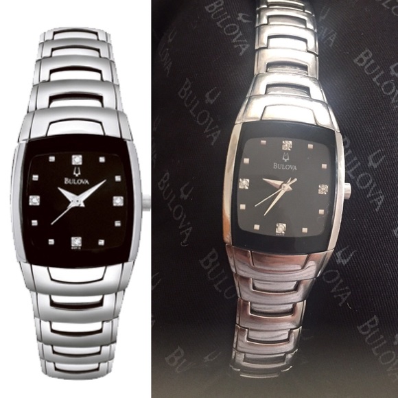 Bulova silver color watch