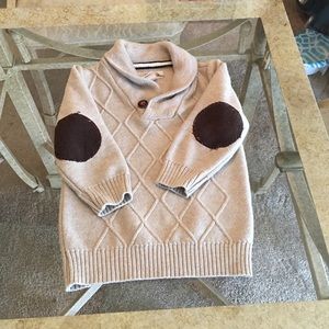 H&M Tan and Brown Patch Sweater(SOLD)