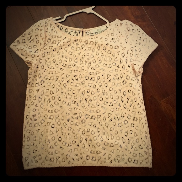 Light pink lace top