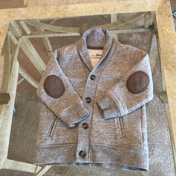H&M Gray Knit Sweater w/ Brown Elbow Patches(SOLD)