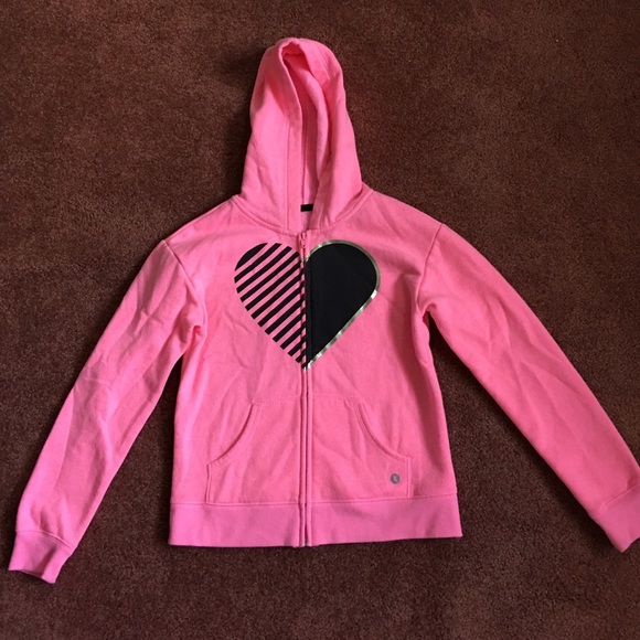 Girls xersion hooded zip up sweatshirt