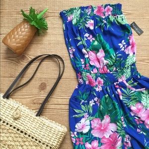 Hawaiian Floral Romper