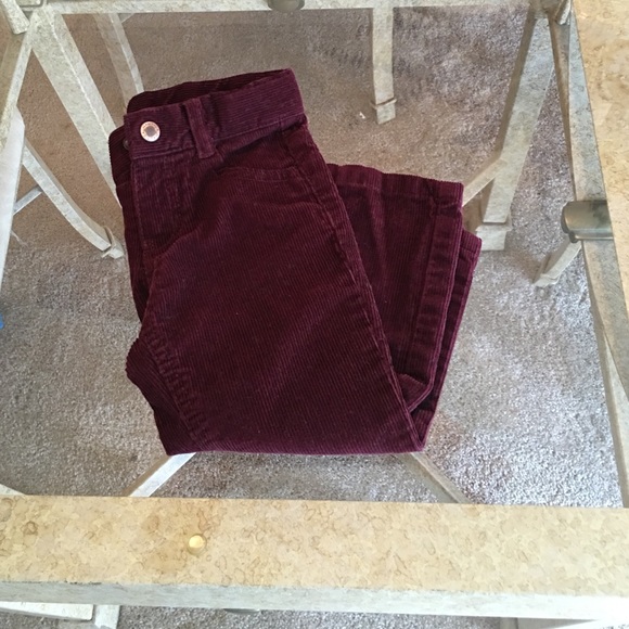 Boys Burgundy Nautica Corduroy Pants