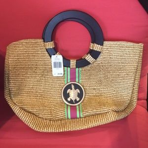 Straw turtle bag. Brand new