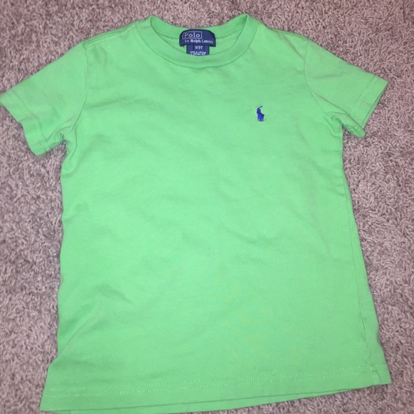 Boys Polo by Ralph Lauren green t shirt