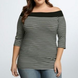 Striped top.     (BT1)