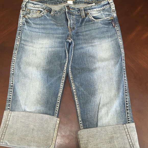 Silver capris