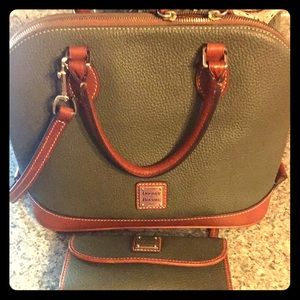 Authentic DOONEY purse and matching wallet