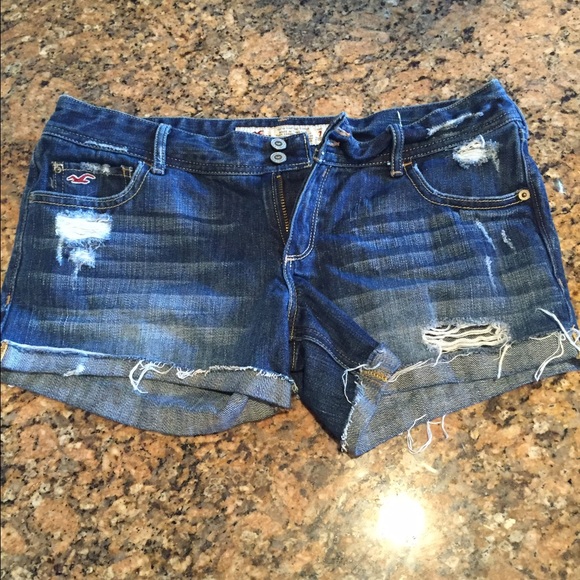 Hollister Distressed Denim Shorts