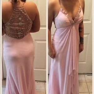 Pink formal dress