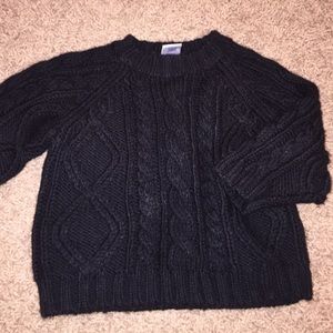 Boys black sweater