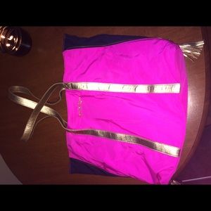 Lily Pulitzer Pink and Navy Bag! ⚡️