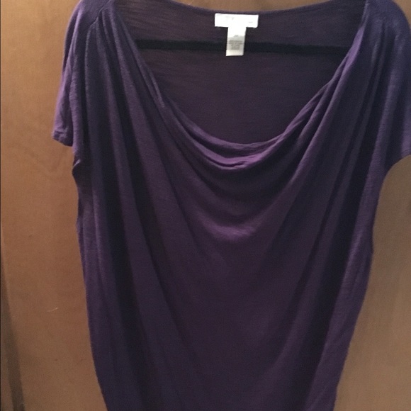 Kenar purple draped top