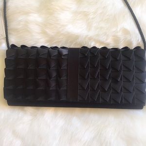 Black Satin Clutch