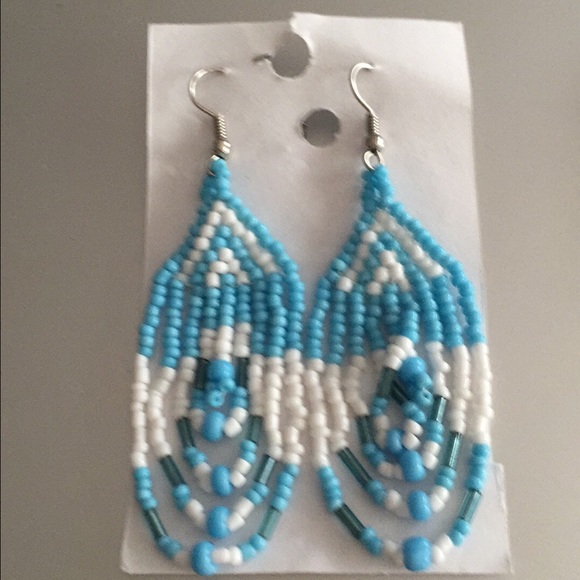 Seed bead earrings