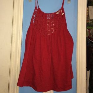 Red Arizona Cute Decorative Tank Top