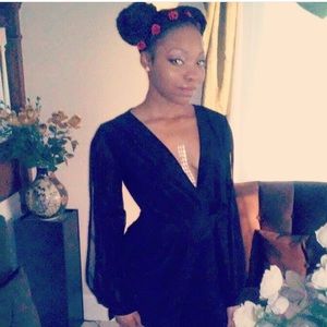 Black romper (shorts)