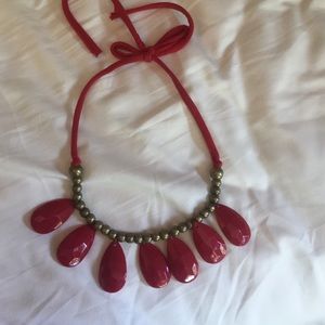 Red Drop Necklace