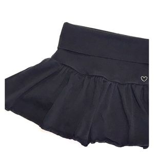 Black Ruffle Skort