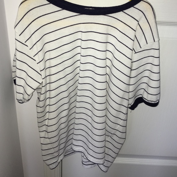 brandy melville top with stripes
