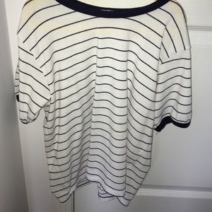brandy melville top with stripes