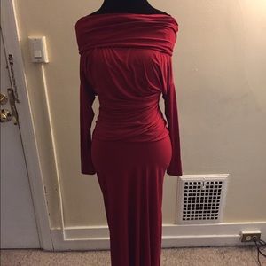 Red gown
