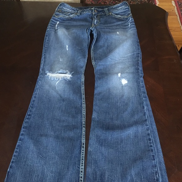 Silver jeans