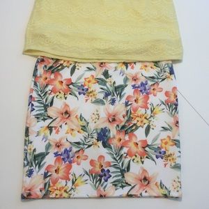 SOLD: Forever 21 Floral Skirt