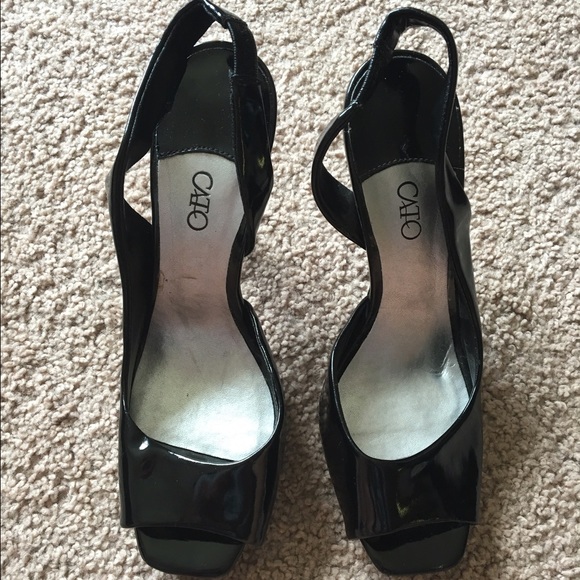 New never worn peep toe heels