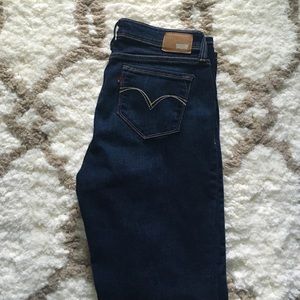 Levi's low rise bold curve ID Skinny jeans