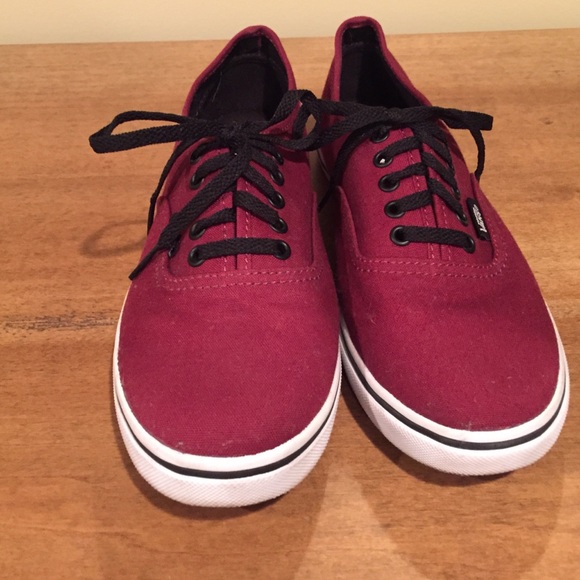 Maroon Vans