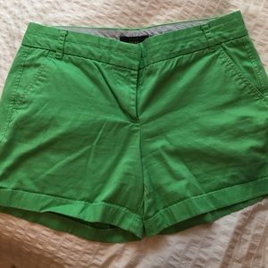Green Chino Shorts