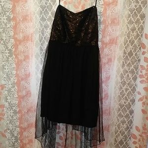 Black Sequin Dress
