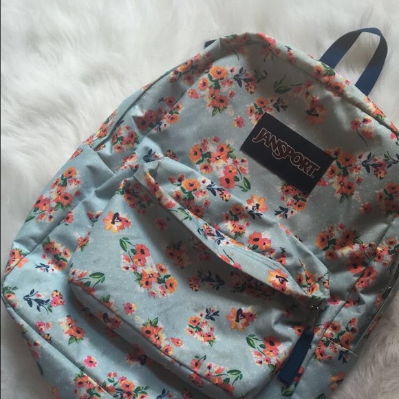 Floral Jansport Backpack