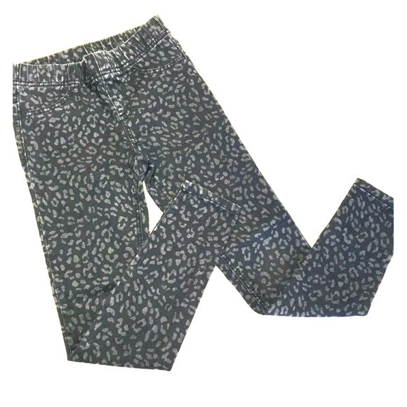 Black Cheetah Print Skinny Jeans