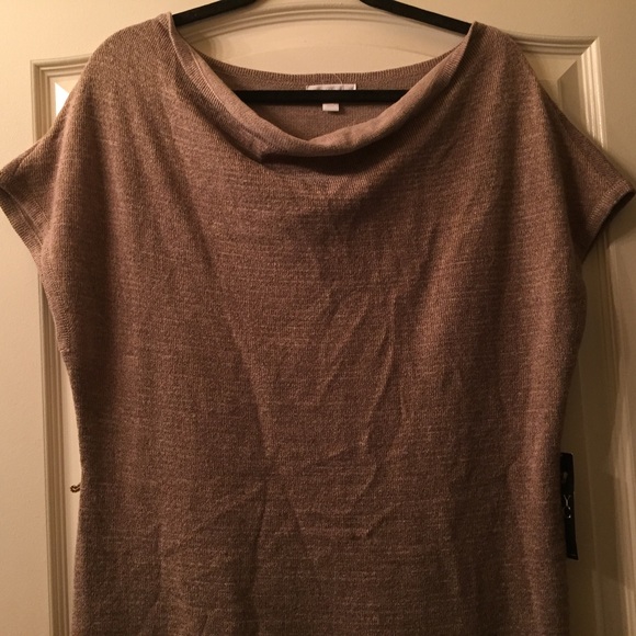 NY & Co. Tan sweater dress - Picture 1 of 4