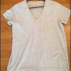 Cotton v-neck shirt