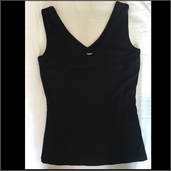 Cache Tops - Dress top Cache V deep black Sz S