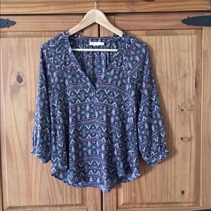 Lush 3/4 sleeve blouse
