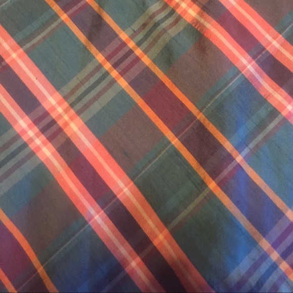 RALPH Ralph Lauren vintage 100% silk plaid dress - Picture 2 of 4