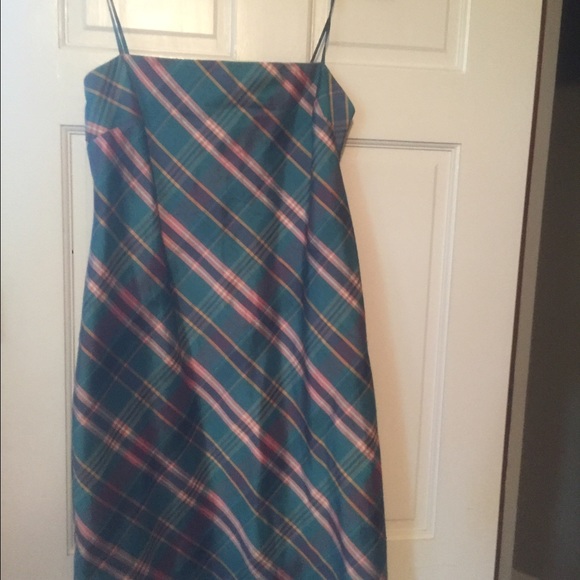 RALPH Ralph Lauren vintage 100% silk plaid dress - Picture 4 of 4