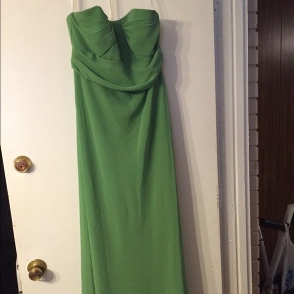 David's Bridal Green Dress