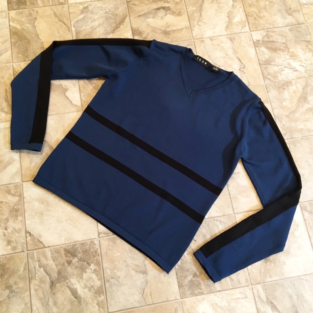 ICON striped long sleeve shirt