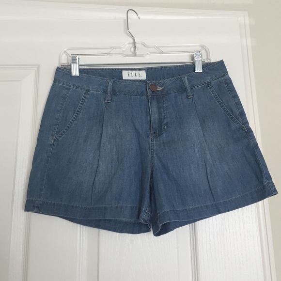 High waisted jean shorts