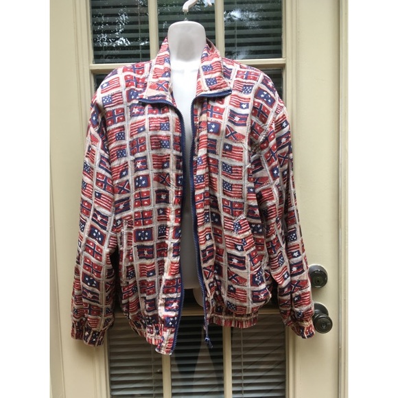 Vintage Jackets & Blazers - 🔴 *LAST CHANCE Vintage Americana Windbreaker