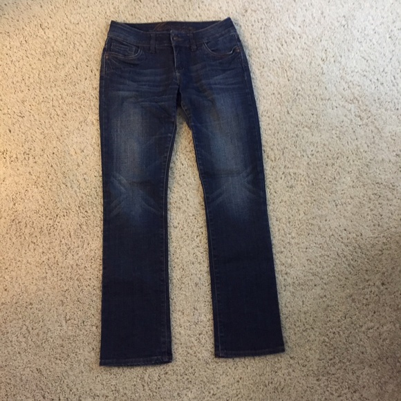 Dark-washed Delia's jeans
