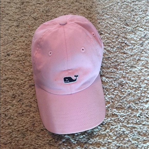 Pink Vineyard Vines Baseball Cap